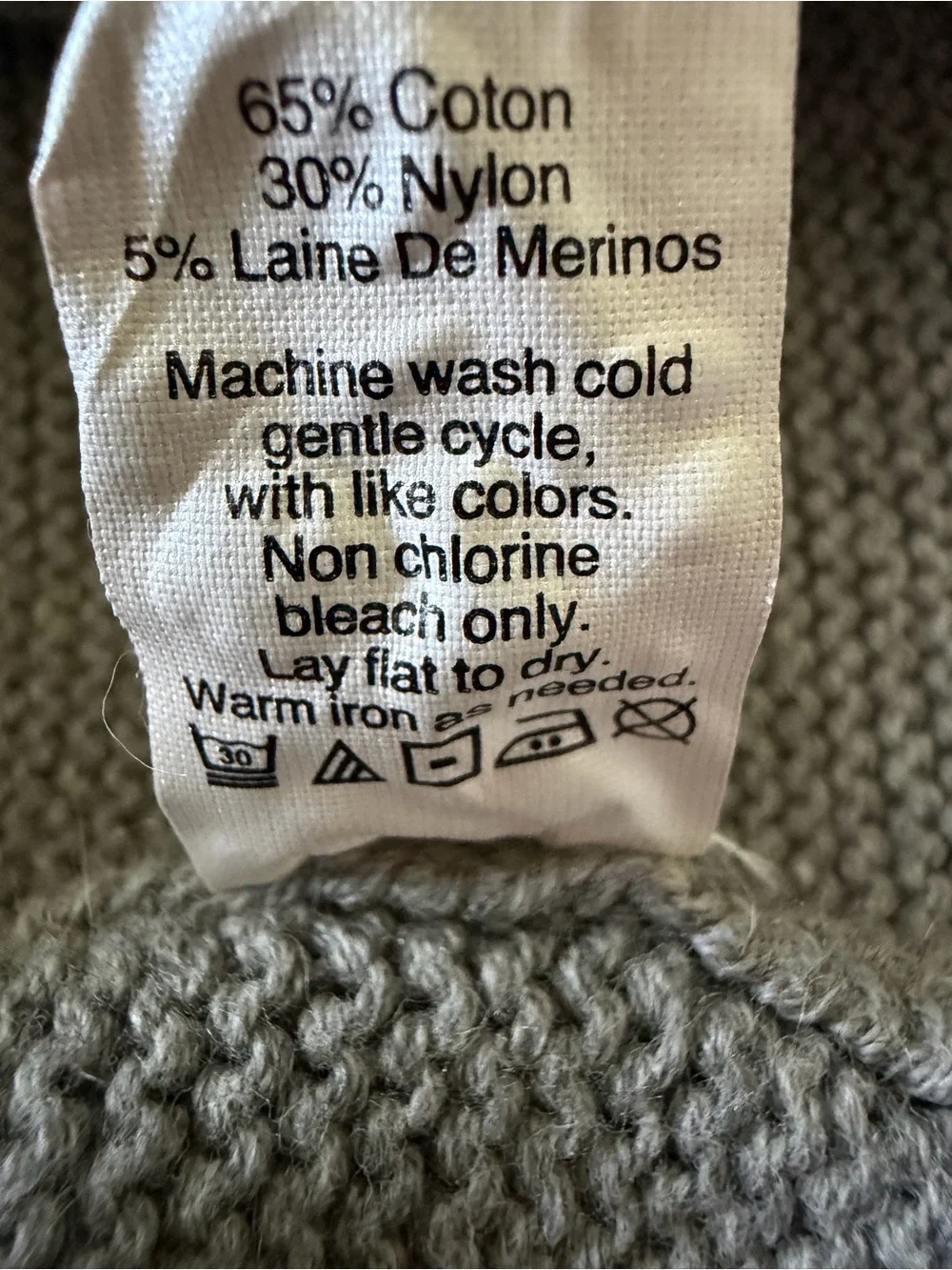 J. Crew Crewneck Sweater in Grey